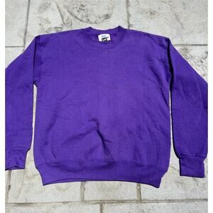 90s Blank Purple Lee Crewneck Vintage Essential - Great Condition